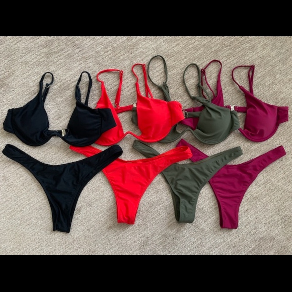 Set of Colorful Bikinis